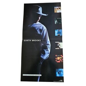 Garth Brooks The Limited Series 1998 Promo Flat Album Poster 12x24 D/S Country‎